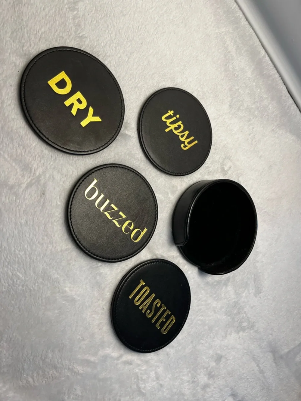 Drinking Coaster Set - Picture 2 of 4
